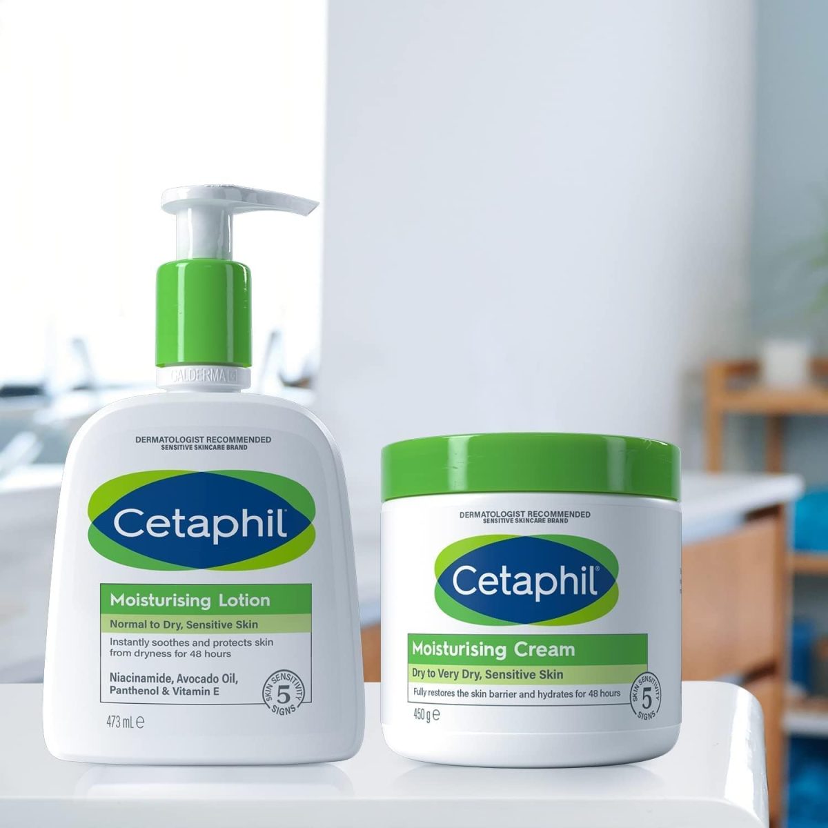 1732303010 Cetaphil Moisturizing Lotion Face Body Moisturizer for Men Women Normal to Dry Sensitive Skin Unscented 236ml