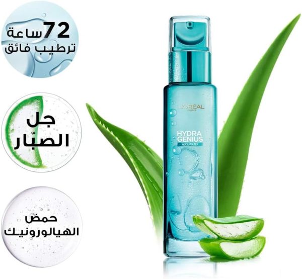 1732315734 LOreal Paris Hydra Genius Aloe Water and Hyaluronic Acid 72H Liquid Moisturizer 70 ml