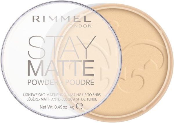 1732322152 Rimmel London Stay Matte Pressed Powder 01 Transparent 14 g