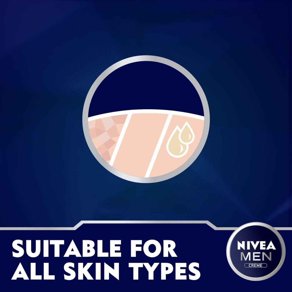 1732360058 NIVEA MEN Face Body Hands Cream Moisturising Tin 150ml