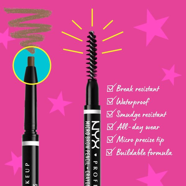 1732396704 NYX PROFESSIONAL MAKEUP Micro Brow Pencil Black 08