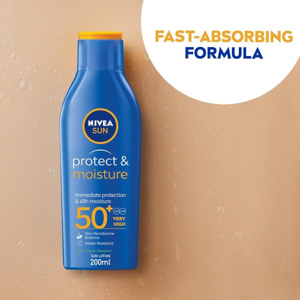 1732474267 NIVEA SUN Lotion UVA UVB Protection Protect Moisture SPF 50 200ml