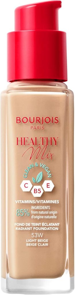 Bourjois Healthy Mix Clean Foundation – Liquid Foundation Vegan Formula