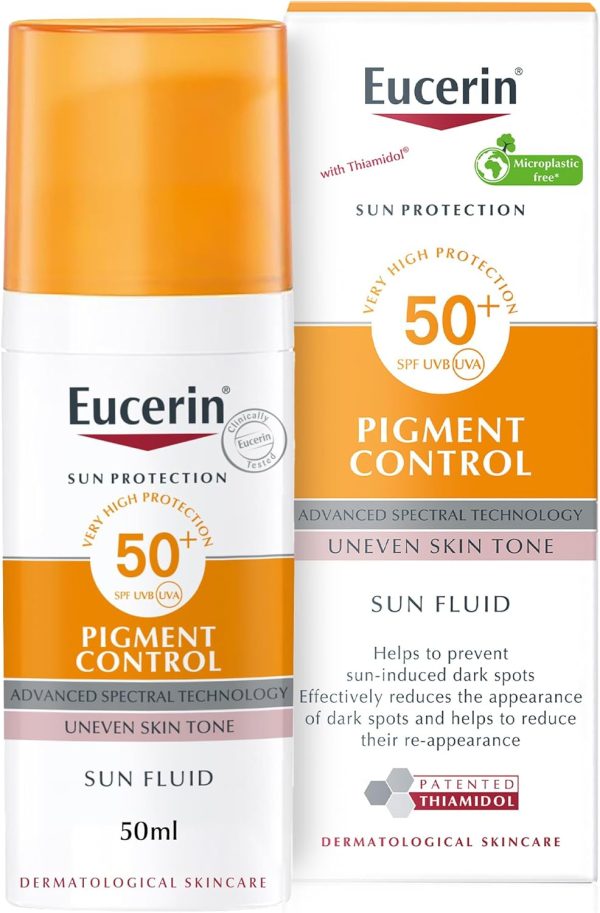 Eucerin Face Sunscreen Even Perfector Pigment Control Sun Fluid with