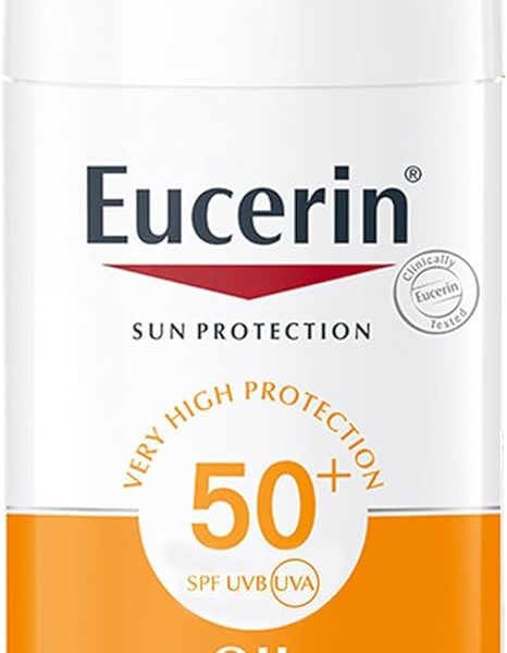 Eucerin Face Sunscreen Oil Control Gel Cream Dry Touch High UVAUVB