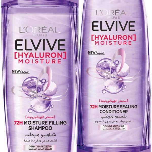 LOreal Paris Elvive Hyaluron Moisture Shampoo For 400ML Conditioner 360ML