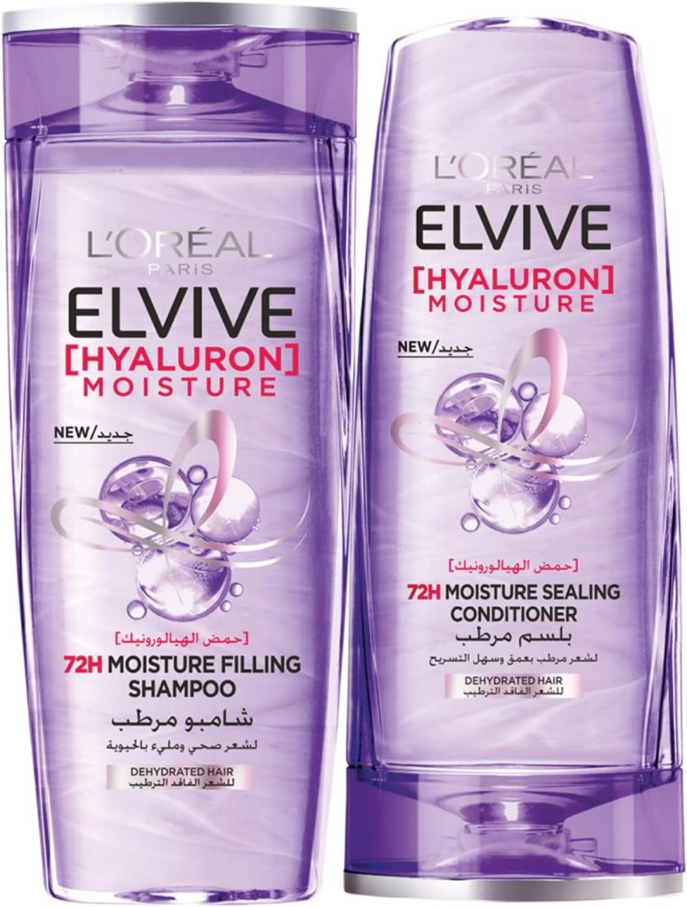 LOreal Paris Elvive Hyaluron Moisture Shampoo For 400ML Conditioner 360ML