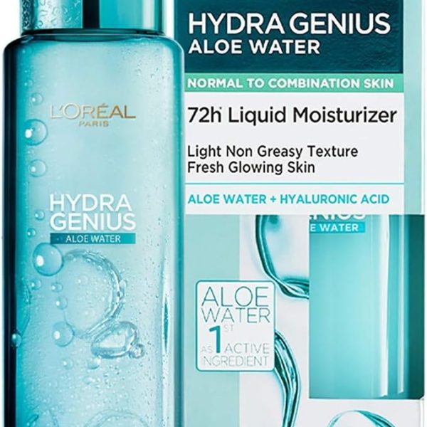 LOreal Paris Hydra Genius Aloe Water 72H Liquid Moisturizer Normal