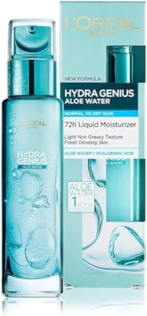 LOreal Paris Hydra Genius Aloe Water and Hyaluronic Acid 72H