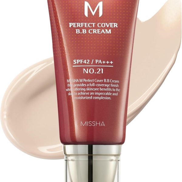 MISSHA M Perfect Cover BB Cream No21 Light Beige for