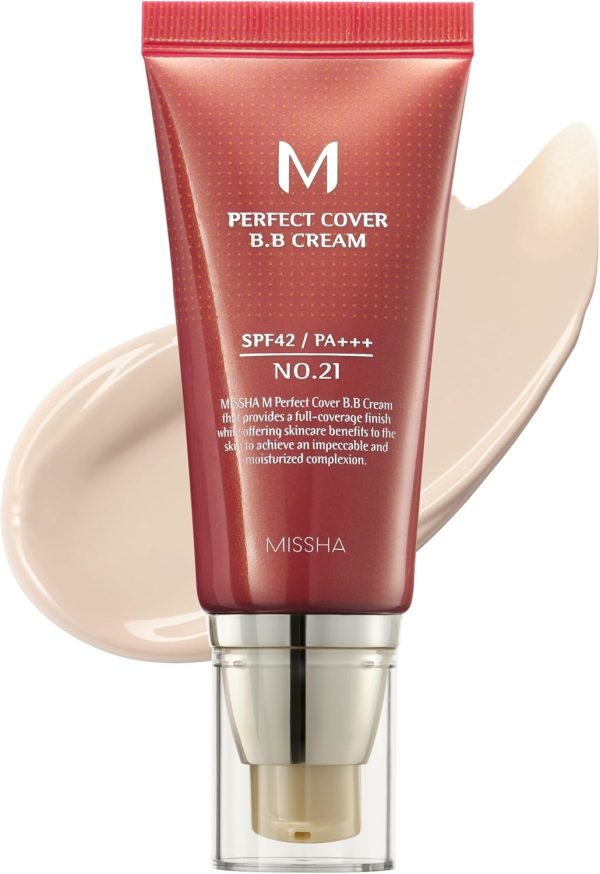 MISSHA M Perfect Cover BB Cream No21 Light Beige for