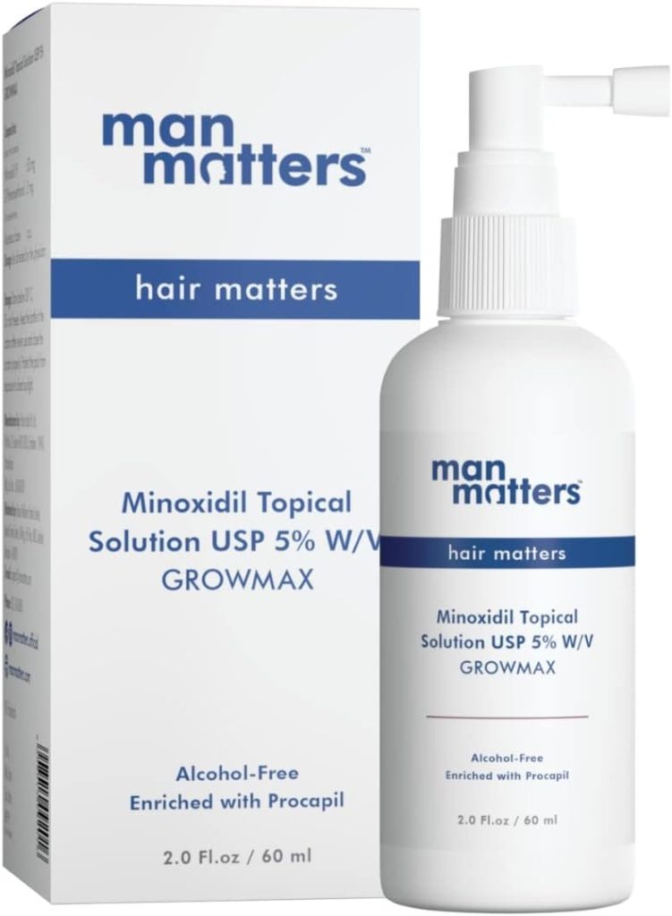 Man Matters Minoxidil 5 Solution Serum for Men with Procapil