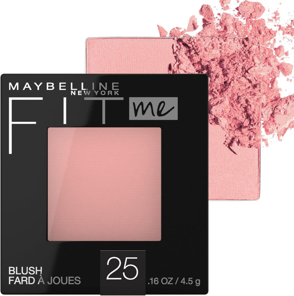 Maybelline Fit Me Blush Lightweight Smooth Blendable Long lasting All Day Face