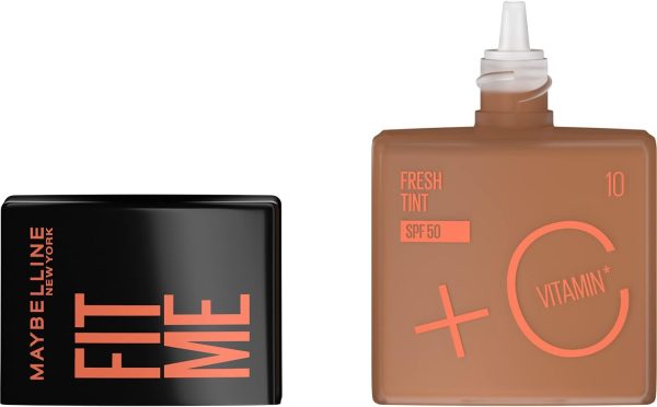 Maybelline New York Maybelline New York Fit Me Fresh Tint Foundation SPF 50 with Brightening Vitamin C 10