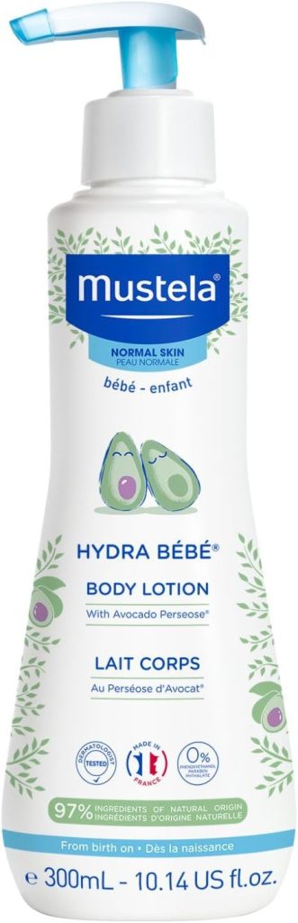 Mustela Hydra Bebe Body Lotion with Organically Farmed Avocado 300