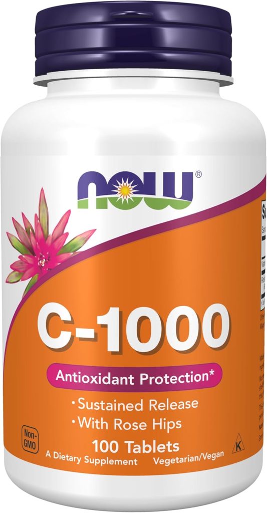 NOW Foods Vitamin C 1000 Sustained Release With Rose Hip 100