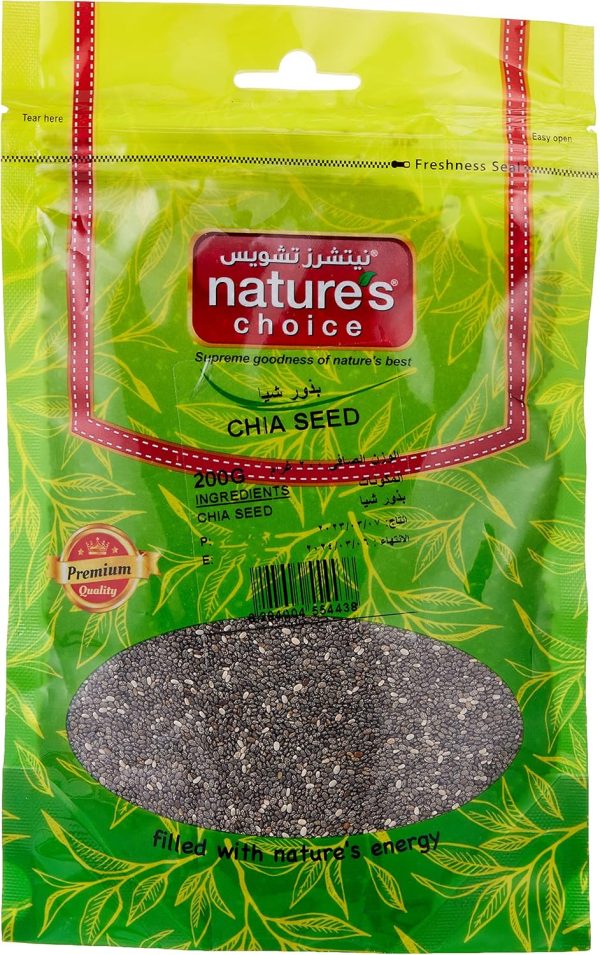 Natures Choice Chia Seeds 200 gm