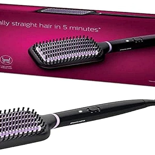 PHILIPS Bhh880 Auto Curler Heated Straightening Brush Style Care