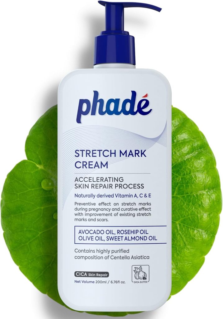 Phade Stretch Mark Cream with CICA for Pregnancy Scars Uneven