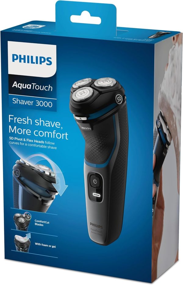 Philips Wet Or Dry Electric Shaver Black S312250. 2 Years Warranty