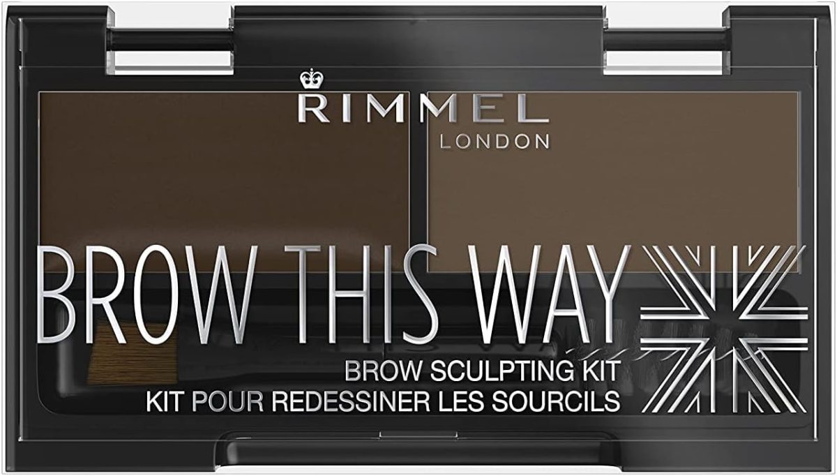 Rimmel London Brow This Way Eyebrow Sculpting Kit Dark Brown