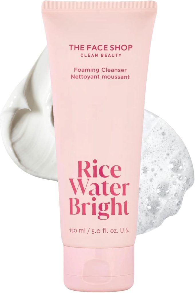 The Face Shop Rice Water Bright Cleansing Foam 5 Ounce