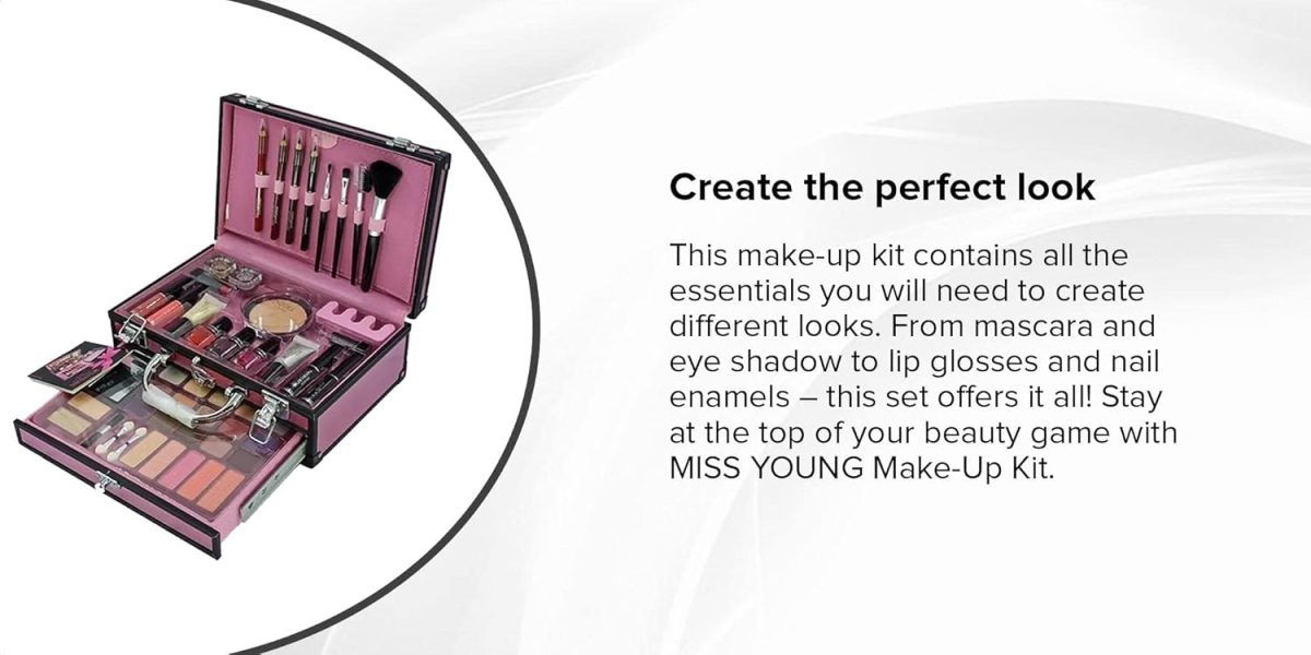 1733423488 Miss Young Professional Makeup Kit Sets Wide Range Of Combinations To Chose From Set of 42 Pcs