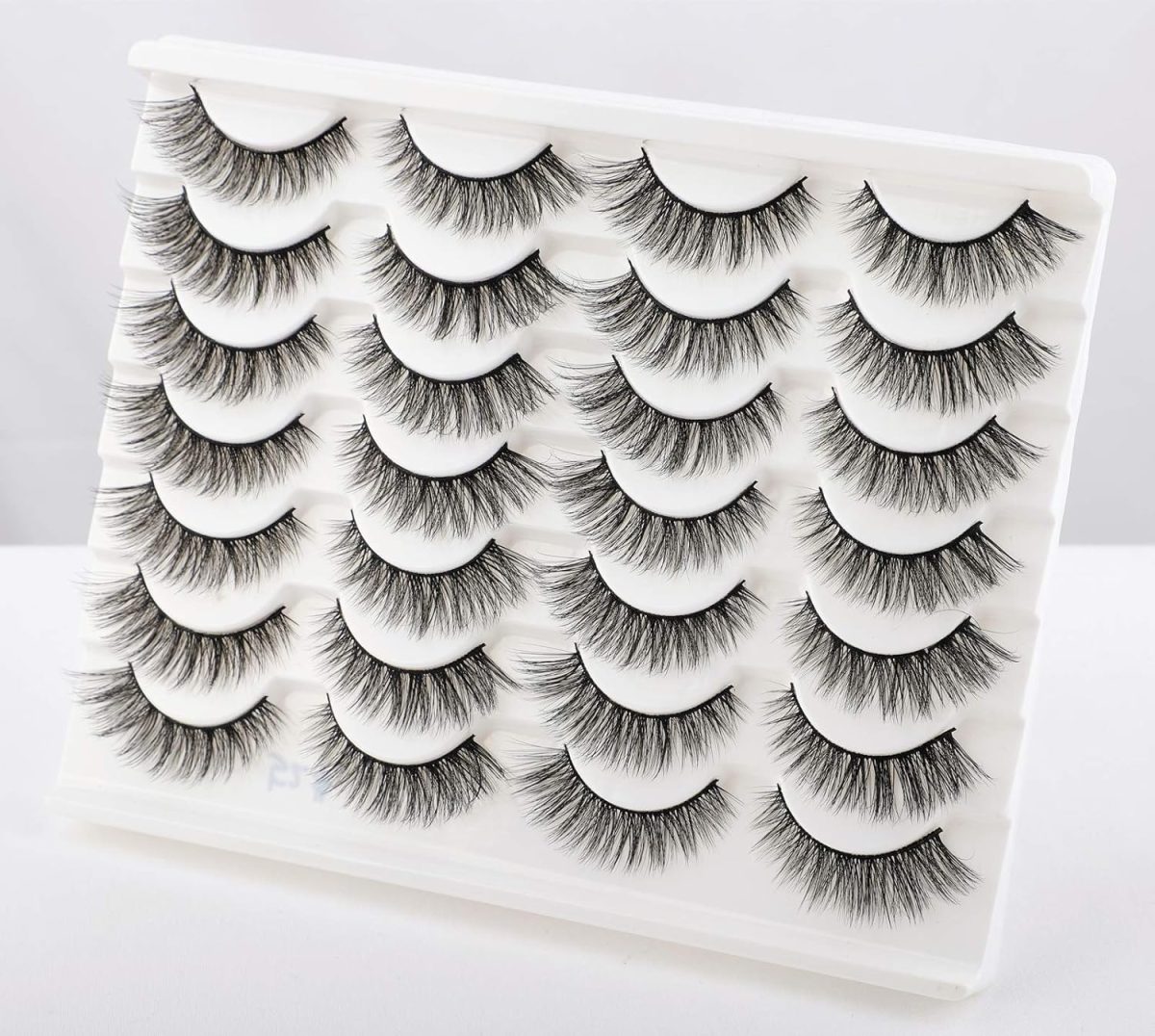 1733423854 Newcally Lashes False Eyelashes Cat Eyes Wispy Natural Faux Mink Lashes 14 Pairs Pack Light Volume Short Fake Eye Lashes Multipack