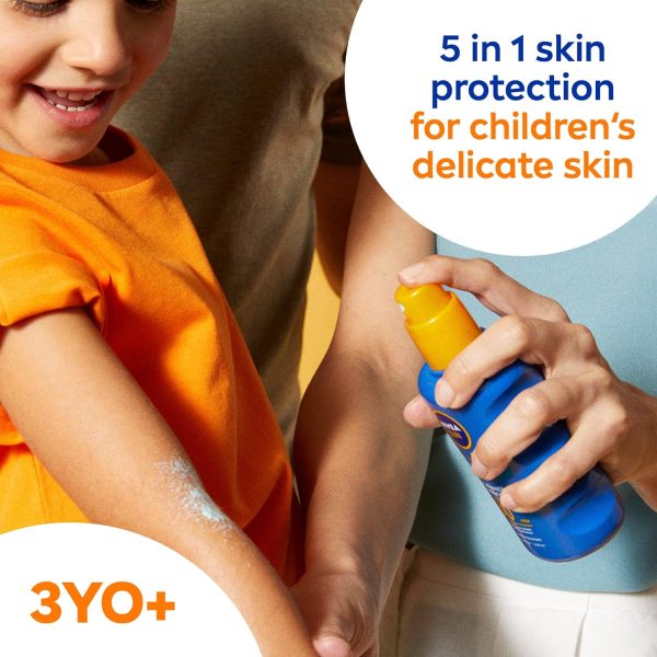 1733459428 NIVEA SUN Kids Sunscreen Spray Protect Care SPF 50 5in1 Skin Protection Very High and Immediate UVA UVB Protection Extra Water Resistant 200ml