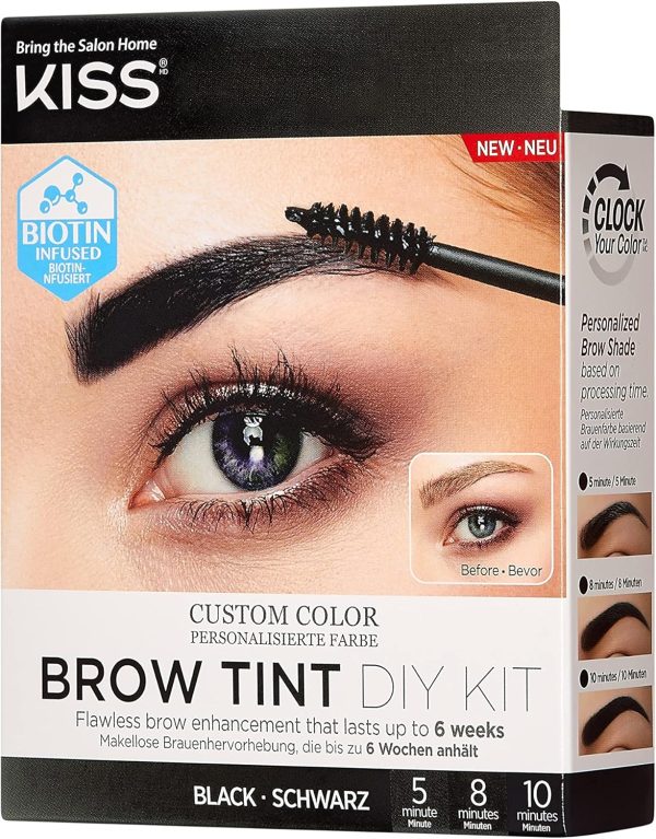 1733534259 Kiss Brow Tint Diy Kit Black Kebt02C