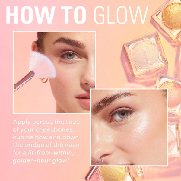 1733736781 Makeup Revolution Beam Bright Highlighter All Over Face Glow Powder To Liquid Formula 5 Different Shades Rose Lustre