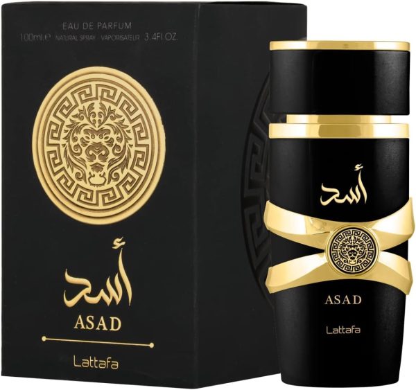 1733764410 Lattafa Imported Long Lasting Luxury Perfume Asad Premium Refreshing Oud and Musk Fragrances Eau De Parfum 100 ml Perfume for Unisex Pack of 1