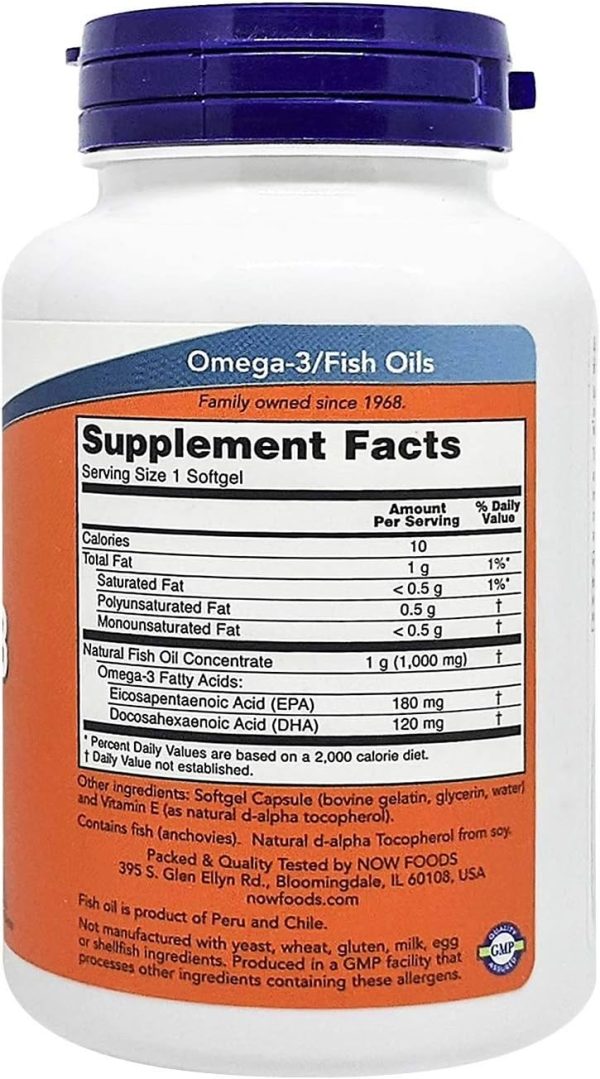 1733766082 Now Foods Omega 3 1000Mg Softgels 100S