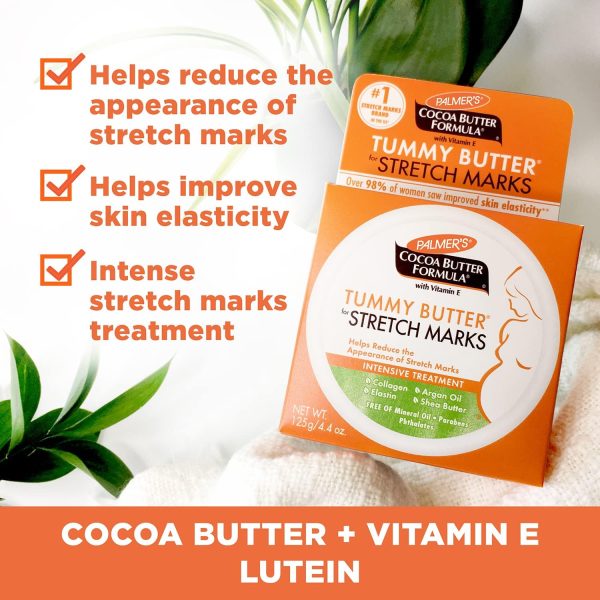 1733769698 Palmers Cocoa Butter Formula Tummy Butter For Stretch Marks 4.4 Ounce