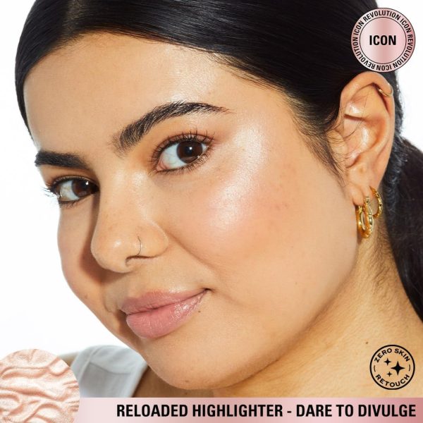 1733777124 Makeup Revolution Reloaded Highlighter 6.5 g Dare to Divulge