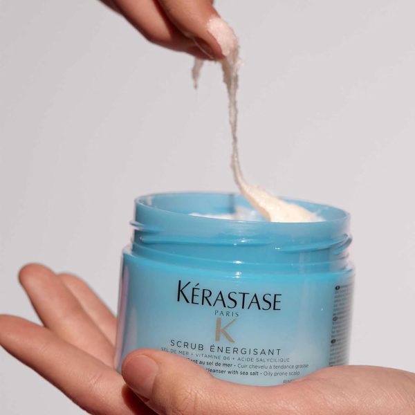 1733962047 Kerastase Fusio Scrub Nourishing and Energising Cleansing Treatment For Oil prone Hair and Scalp With Sea Salt Minerals Vitamin B6 and Salicylic Acid Scrub Energisant 250 ml