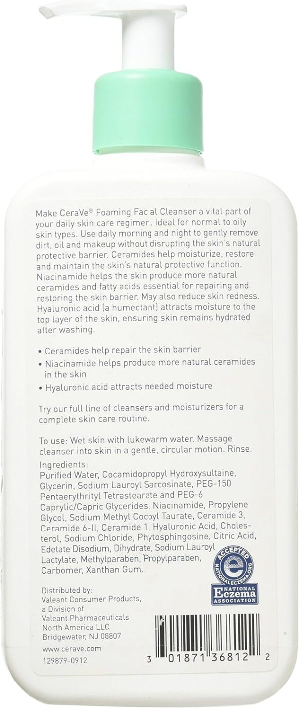 1733983307 CeraVe Foaming Facial Cleanser 12oz Pack of 2