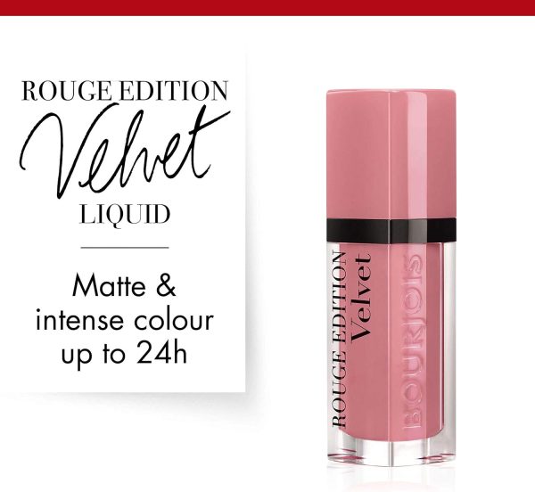 1734177402 Bourjois ROUGE EDITION VELVET lipstick 10 dont pink of it 7 7 ml