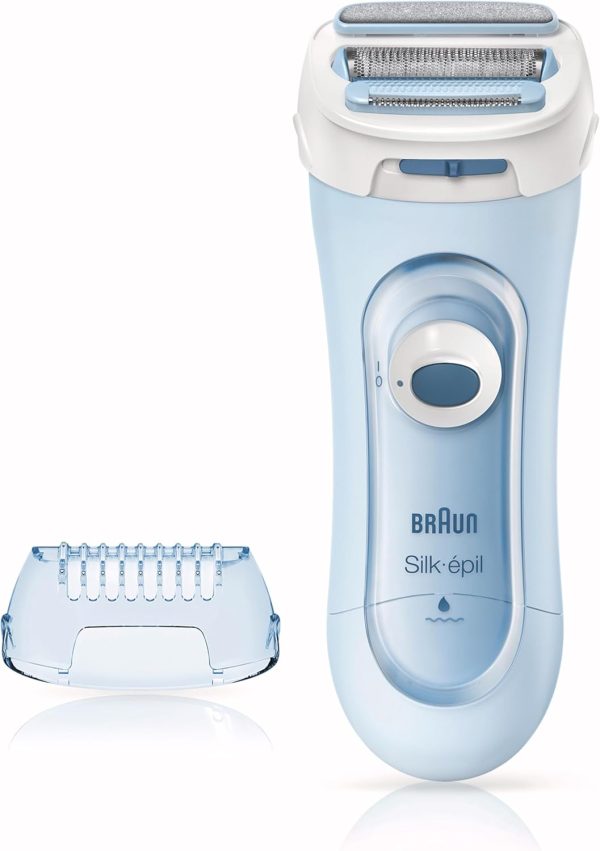 1734178358 Braun Silk epil Cordless Wet Dry Electric Lady Shaver 5 160 3 in 1 Shaver Trimmer Exfoliation System with 2 extras