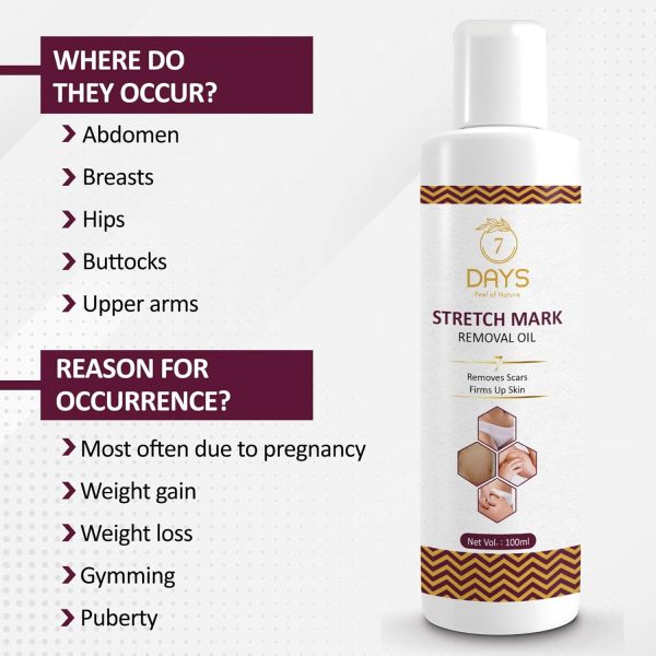 1734202297 7 Days Stretch Oil for Pregnancy Marks with Scars and Skin 100ml