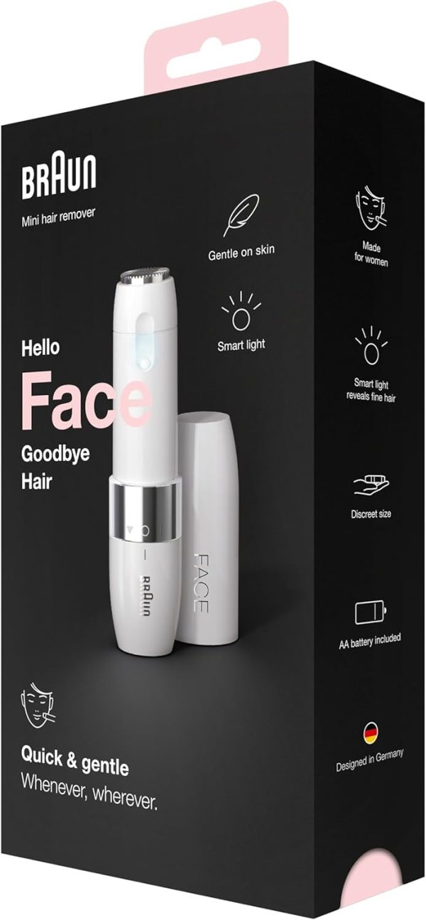 1734236225 Braun Face Mini Hair Remover FS1000 Electric Facial Hair Removal for Women for On the Go