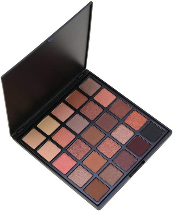 1734243439 ORiTi 25 Colour Eyeshadow Palette Cosmetic Powder Makeup BrownBeigeOrange A25