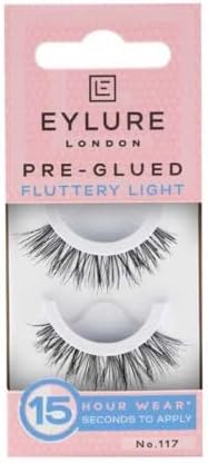 Eylure Pre Glued False Lashes, Texture 117