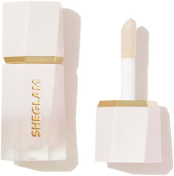 SHEGLAM Makeup - Glow Bloom Liquid Highlighter Shimmer Finish - Long-wearing Waterproof Highlighter Makeup with Sponge Tip Applicator (Vanilla Frost), FL.OZ./5.2ml