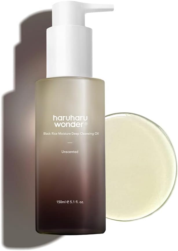 Haruharu Wonder Black Rice Moisture Deep Cleansing Oil Makeup Remover, 150ml