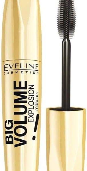 Eveline cosmetics Make Up Big Volume Explosion Mascara, Black, 12 ml ايفلين كوزماتيكس ميك اب بيج فوليوم اكسبلوجن ماسكارا ، اسود ، 12 مل