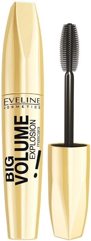 Eveline cosmetics Make Up Big Volume Explosion Mascara, Black, 12 ml ايفلين كوزماتيكس ميك اب بيج فوليوم اكسبلوجن ماسكارا ، اسود ، 12 مل