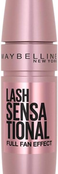 Maybelline New York Lash Sensational Washable Mascara, Blackest Black, 0.32 fl. oz.