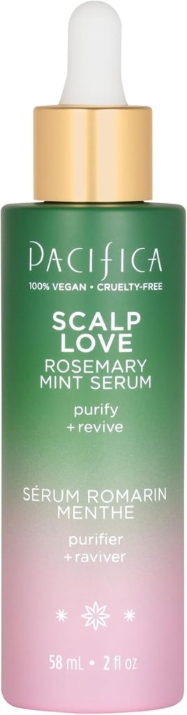 Pacifica Beauty, Scalp Love Rosemary Mint Serum, Purifies + Revives Scalp Treatment, Nourish + Moisturize, Soothing Witch Hazel, Sulfate Free, Silicone Free, Vegan & Cruelty Free