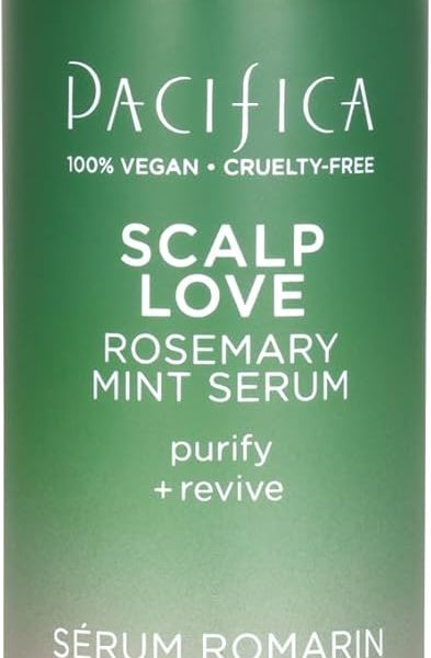 Pacifica Beauty, Scalp Love Rosemary Mint Serum, Purifies + Revives Scalp Treatment, Nourish + Moisturize, Soothing Witch Hazel, Sulfate Free, Silicone Free, Vegan & Cruelty Free